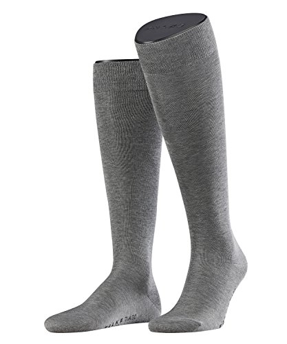 FALKE City Herren Kniestrumpf Tiago 2er Pack, Größe:43/44;Farbe:Light Grey Melange von FALKE