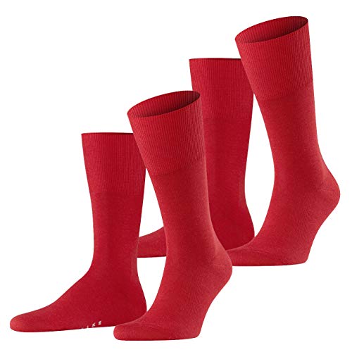 Falke City Herren Socken Airport 2er Pack, GröÃŸe:43/44;Farbe:scarlet von FALKE