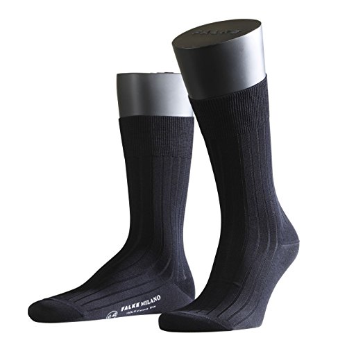 FALKE City Herren Socken Milano 2er Pack, Größe:43/44;Farbe:Dark Navy (6370) von FALKE