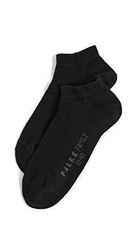 FALKE Damen Sneakersocken Family, Baumwolle, 1 Paar, Schwarz (Black 3009), 39-42 (UK 5.5-8 Ι US 8-10.5) von FALKE