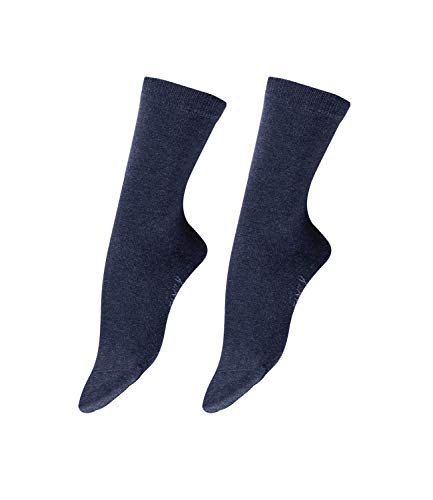 Falke Damen Socken Family 3er Pack, Größe:35-38;Farbe:Navy Blue Melange (6499) von FALKE