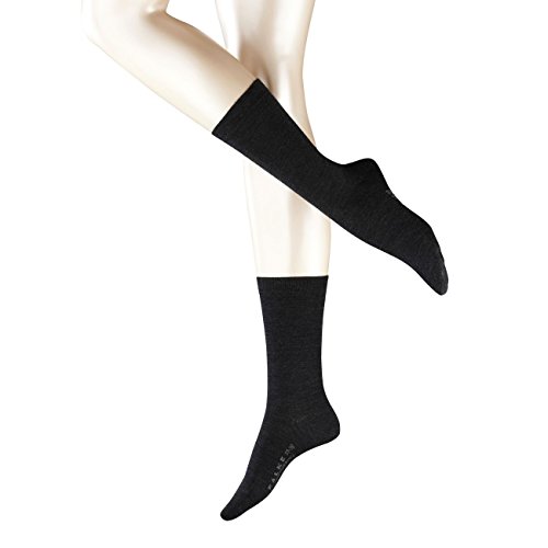 FALKE Damen Socken Softmerino 2er Pack, Größe:39/40;Farbe:Anthracite Melange (3089) von FALKE