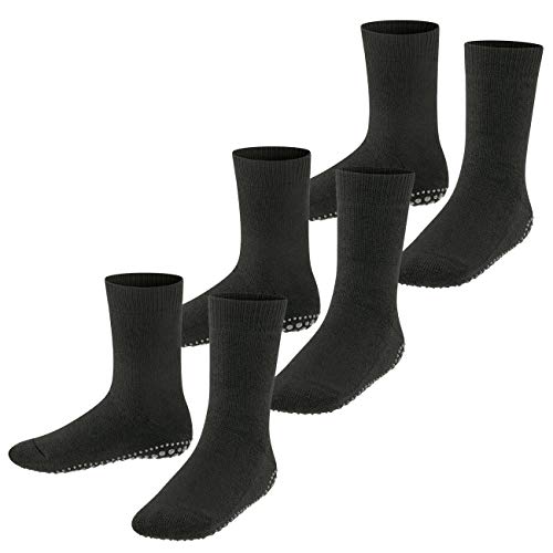 Falke Kinder Homesocks Catspads 3er Pack, Größe:31-34;Farbe:black von FALKE