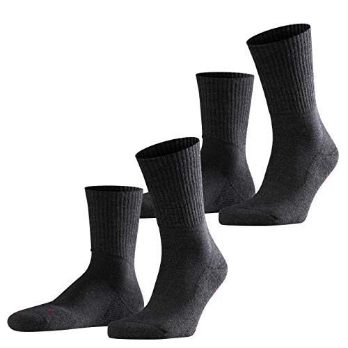 Falke Unisex Socken Walkie Light 2er Pack, Größe:39/41;Farbe:anthracite melange von FALKE