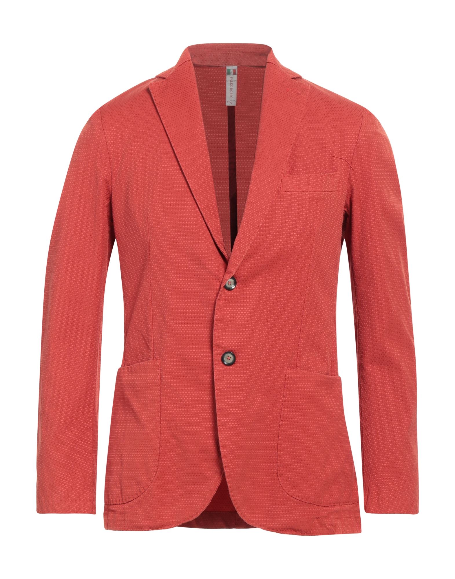 FALKO ROSSO® Blazer Herren Ziegelrot von FALKO ROSSO®