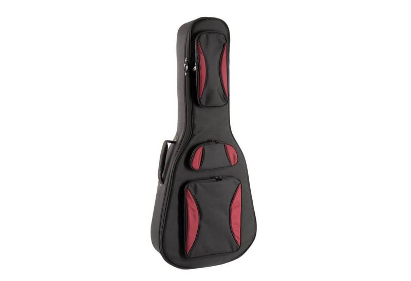 FAME Gitarrentasche (Gigbag Westerngitarre wetterfeste Gitarrentasche für Akustik-Gitarre Tasche mit 3 Zubehörfächern und gepolsterten Tragegriff, Gitarrenkoffer und Gitarrentaschen, Gitarrentasche Westerngitarre), Gigbag Westerngitarre, wetterfeste Gitarrentasche, Akustik-Gitarre von FAME