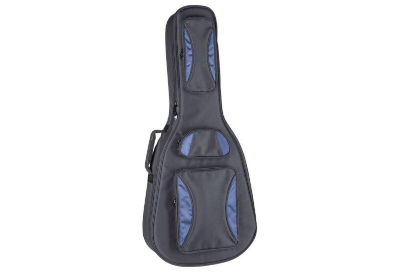 FAME Gitarrentasche (Gitarrenkoffer und Gitarrentaschen, Gitarrentasche Westerngitarre), Gigbag Western Guitar Urban Blue - Tasche für Westerngitarren von FAME