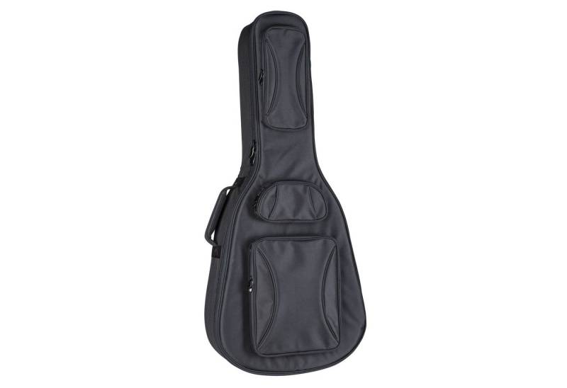 FAME Gitarrentasche (Gitarrenkoffer und Gitarrentaschen, Gitarrentasche Westerngitarre), Gigbag Western Guitar Urban Full Black - Tasche für Westerngitarren von FAME