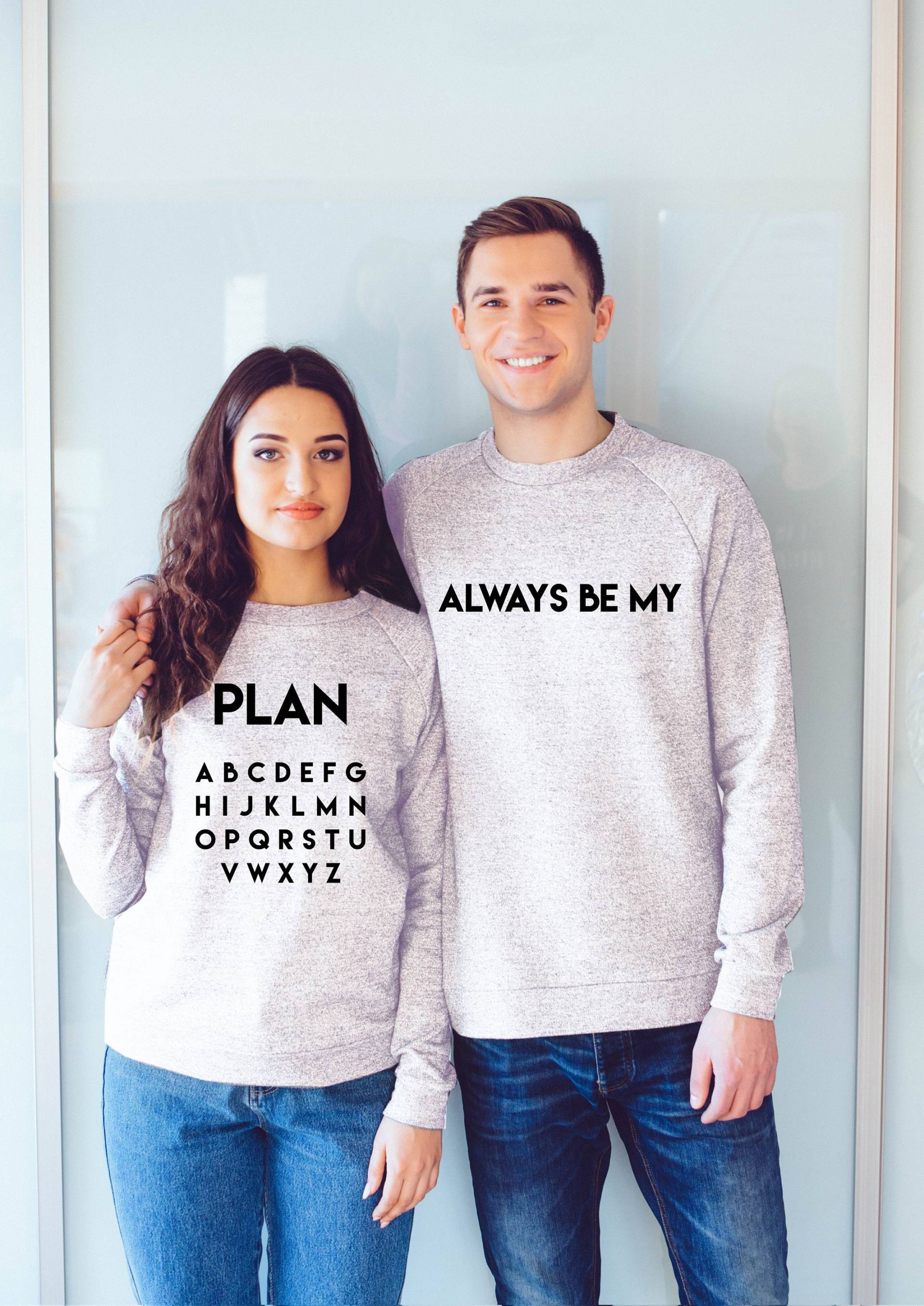 Sie Und Ihn Pullover - Seine Ihre Geschenke - Graues Sweatshirt-Baumwollpullover-Pullover Sweatshirt - Jubiläumsgeschenke von FAMIBIU