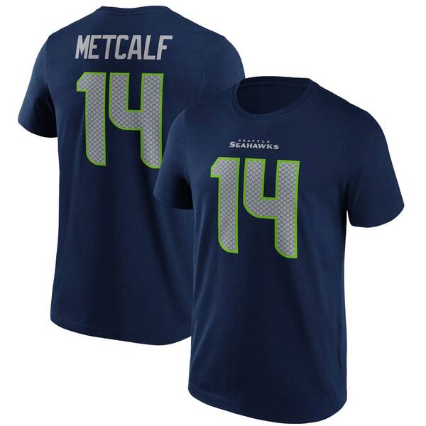 FANATICS Herren Fanshirt Seattle Seahawks T-Shirt Metcalf 14 von FANATICS