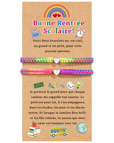 FANCIBAND Mutter Tochter Armband Geschenk Einschulung MäDchen Deko Herz FANCIBAND Mutter Tochter Armband Geschenk Einschulung MäDchen Deko Herz von FANCIBAND