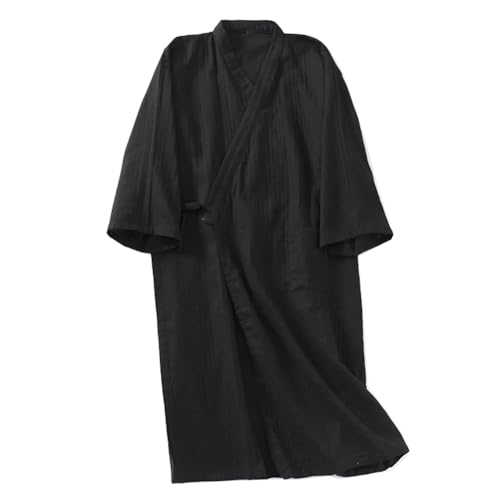 FANCYPUMPKIN Herren-Bademantel im japanischen Stil, Kimono-Pyjama – [Größe L-R17] von FANCYPUMPKIN