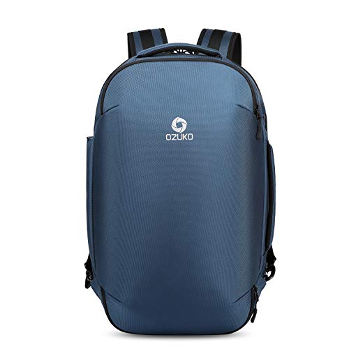 FANDARE 15.6 Zoll Laptop Rucksäcke Lässig Umhängetasche Handtasche Schulrucksack Multifunktions Herren Schultasche College Daypack Polyester Blau L von FANDARE