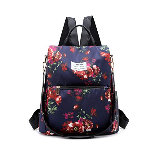 FANDARE 3 in 1 Rucksack Damen Schultasche Rucksäcke Schulranzen Mädchen Schultertasche Handtasche Anti-Diebstahl Schulrucksack für Schule Reise Campus Wandern Wasserdicht Polyester Bunt von FANDARE