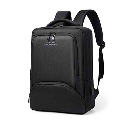 FANDARE Herren Rucksack Laptop Daypacks für 15,6 Zoll Laptop Wasserdicht Schulrucksack mit USB-Ladeanschluss Rucksäcke zum Business Arbeit Reise Schulranzen Daypacks Schwarz von FANDARE