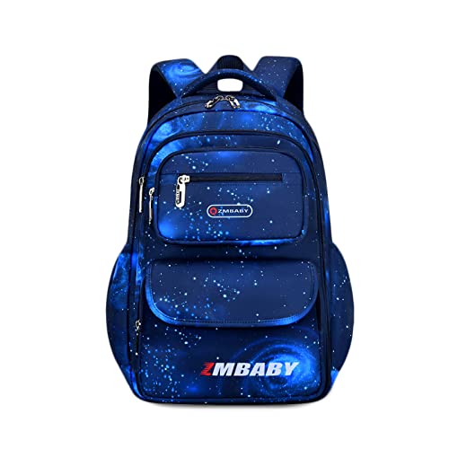 FANDARE Kinderrucksack Schulranzen Mehrfarbig Schultaschen Jungen Mädchen Schulrucksack Schultasche für 1-2 Klasse Kind Schüler Reise Kindergartentasche Rucksack Wasserdicht Nylon Saphir S von FANDARE