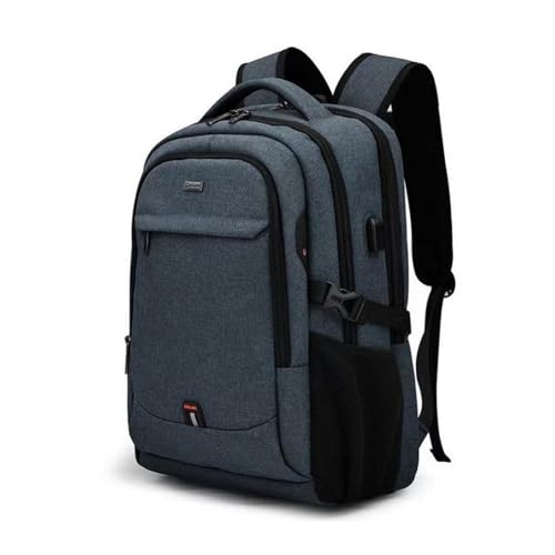 FANDARE Laptop-Rucksack Herren Damen Schulrucksack Handgepäck Geschäft Arbeiten Schulranzen Laptoptasche für Arbeit Reisen Wandern Tagesrucksack Daypacks Hochschule Dunkelgrau von FANDARE