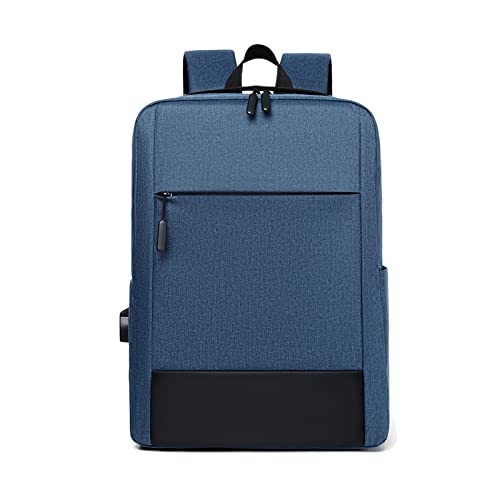 FANDARE Laptop Rucksack Herren Damen Schulrucksack Tagesrucksack Trekkingrucksack mit USB Ladeanschluss Daypacks zum Business Reisen Arbeit Freizeit Outdoor Schulranzen Daypacks Blau von FANDARE