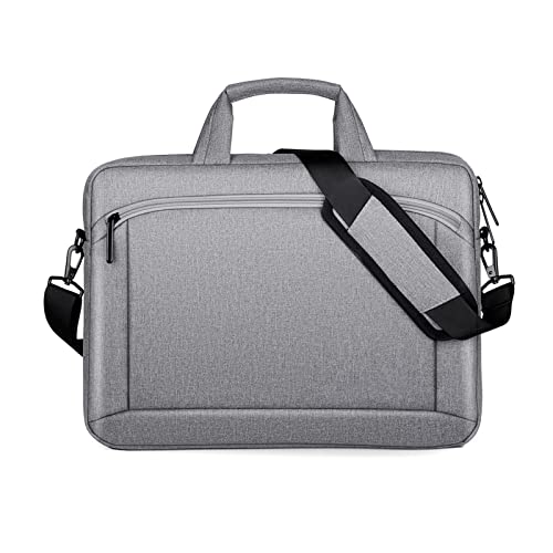 FANDARE Laptoptasche 12.9 Zoll Notebooktasche Herren Damen Aktentasche Umhängetasche Schultertasche für Uni Arbeit Business Schule Messenger Bags Hellgrau M von FANDARE