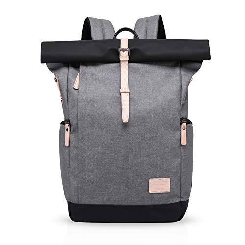 FANDARE Mode Rucksack Diebstahlsicherung Outdoor-Aktivitäten Handel Reisen 15.6 Zoll Laptop Rucksack Damen/Herren Multifunktion Wasserdicht Polyester Grau B von FANDARE