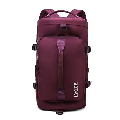 FANDARE Reisetaschen Fitnessstudio-Rucksack Handgepäck Duffel Tasche Sporttasche Übernachtung Tote Handtasche Damen Herren Weekender Tasche Schwimmtasche Trainingstasche mit Schuhfach von FANDARE