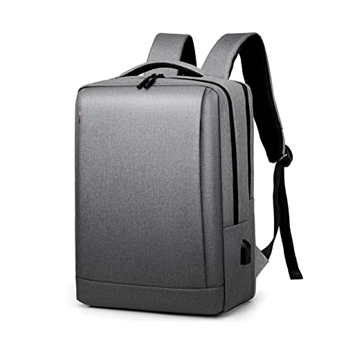 FANDARE Rucksack Laptop Wasserdicht Handgepäck Rucksack Schulrucksack Herren mit USB-Ladeanschluss Rucksäcke mit 15.6 Zoll Laptopfach für Business Arbeit Reise Schulranzen Daypacks Grau B von FANDARE