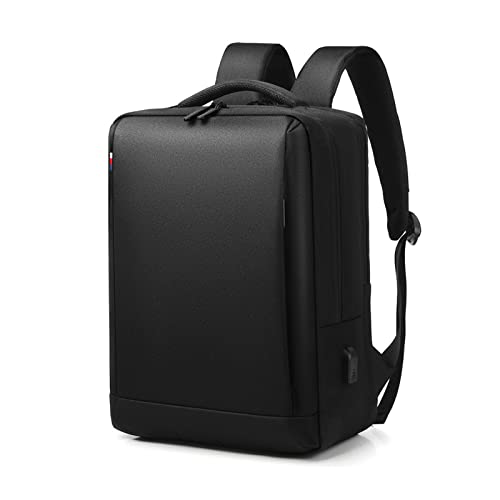 FANDARE Rucksack Laptop Wasserdicht Handgepäck rucksack Schulrucksack Herren mit USB-Ladeanschluss Rucksäcke mit 15.6 Zoll Laptopfach für Business Arbeit Reise Schulranzen Daypacks Schwarz B von FANDARE