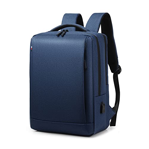 FANDARE Rucksack Laptop Wasserdicht Handgepäck Rucksack Schulrucksack Herren mit USB-Ladeanschluss Rucksäcke mit 15.6 Zoll Laptopfach für Business Arbeit Reise Schulranzen Daypacks Blau B von FANDARE