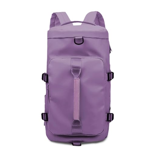 FANDARE Sporttasche Reisetasche Lässiger Laptop Rucksack Herren Damen Weekender mit Schuhfach Ryanair Handgepäck Fitnesstasche Trainingstasche Badetasche Reisetasche Urlaubstasche Hellviolett von FANDARE
