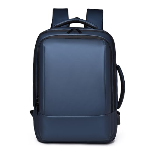 FANDARE Tagesrucksack Herren Rucksack Herren Einkaufsrucksack Daypack Erweiterbar Rucksack Herren Notebook Rucksack Wasserdicht Arbeitsrucksack Rucksack Uni Rucksack Business City Rucksack Blau von FANDARE