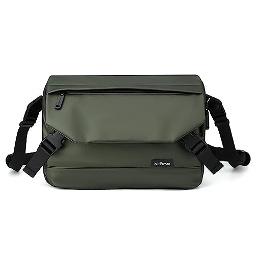 FANDARE Ultraleicht Umhängetasche Herren Männertasche Messenger-Bags Schultertasche Arbeitstasche Kuriertasche Hängetasche Reisetaschen Handgepäck Freizeit Arbeit Büro Nylon Messenger BagGrün von FANDARE