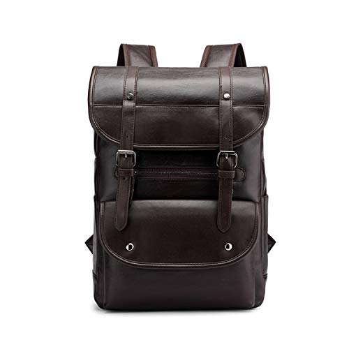 FANDARE Unisex Rucksäcke Wasserdicht Daypacks Mädchen Junge Ranzen Schulranzen für 14 Zoll Laptop Taschen Herren Damen Schulrucksack Schultasche für Arbeit Wandern Reisen Camping Schule Rucksack Braun von FANDARE