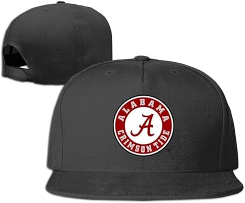 Alabama Crimson Tide Hiking Custom Unisex Adjustable Baseball Snapback Hip Hop Cap Hat Black Black von FANGQIYUAN