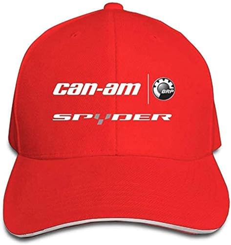 FANGQIYUAN Can Am Spyder Logo Snapback Hats/Baseball Hats/Peaked Cap Red von FANGQIYUAN