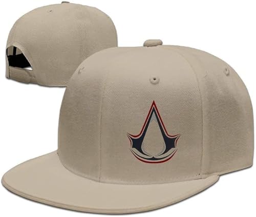 FANGQIYUAN YVES Assassins Creed Adjustable Snapback Baseball Flat Caps Hats Natural von FANGQIYUAN
