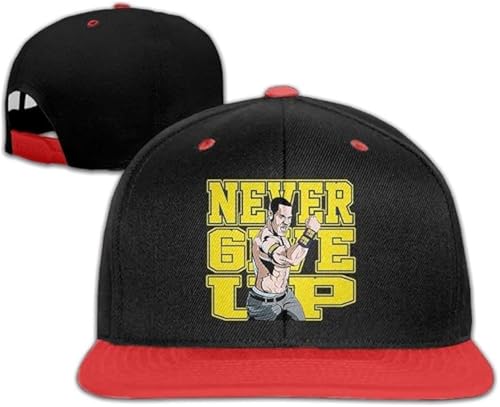Unisex John Cena Logo Never Give Up Hit Color Hip-Hop Baseball Caps Hats Red Unisex John Cena Logo Never Give Up Hit Color Hip-Hop Baseball Caps Hats Red von FANGQIYUAN