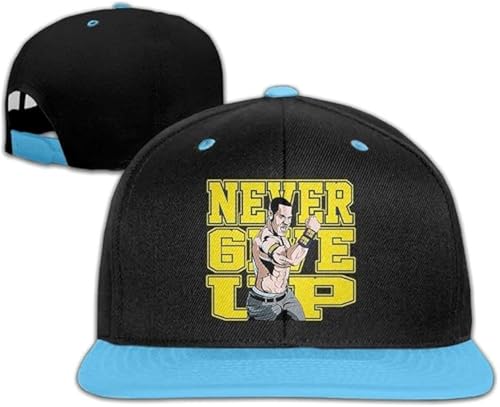 Unisex John Cena Logo Never Give Up Hit Color Hip-Hop Baseball Caps Hats Royalblue von FANGQIYUAN