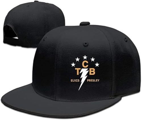 Unisex TCB Elvis Presley Adjustable Snapback Hip-hop Baseball Cap Black Unisex TCB Elvis Presley Adjustable Snapback Hip-hop Baseball Cap Black von FANGQIYUAN