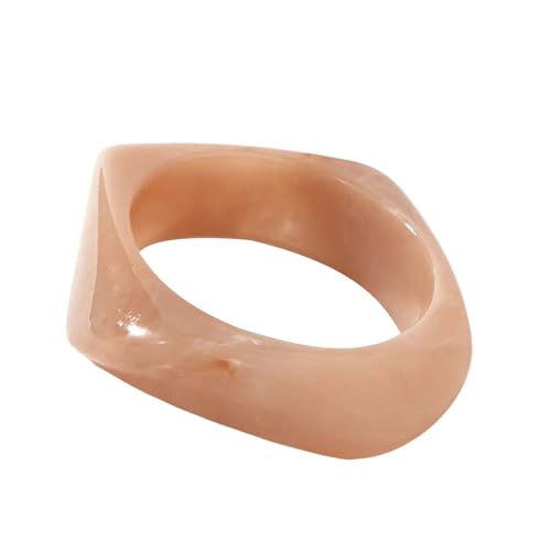 FANSHINUO Armband mit geometrischem Design in elegantem Farbaccessoire für trendige Frauen, suchen einzigartige Modestile und bequem, as the pic show, Harz von FANSHINUO