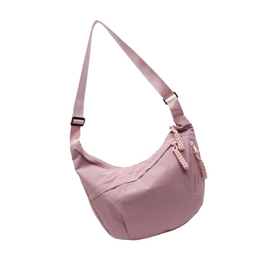FANSHINUO Crescents Tasche für Damen und Herren, Segeltuch, Crossbody-Tasche, mehrere Taschen, geräumig, Mond, lässig, Knödel, Geschenke, Damen, Umhängetasche, große Schultertasche, Einkaufstasche, B von FANSHINUO