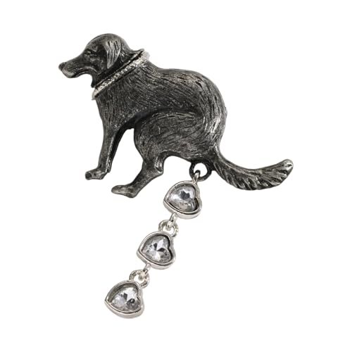FANSHINUO Einzigartige Hundekot-Brosche, lustiges Design, Anstecknadel für Partys und den täglichen Gebrauch, verleiht Ihren Outfits Humor und Stil, 5*5cm, Metall von FANSHINUO