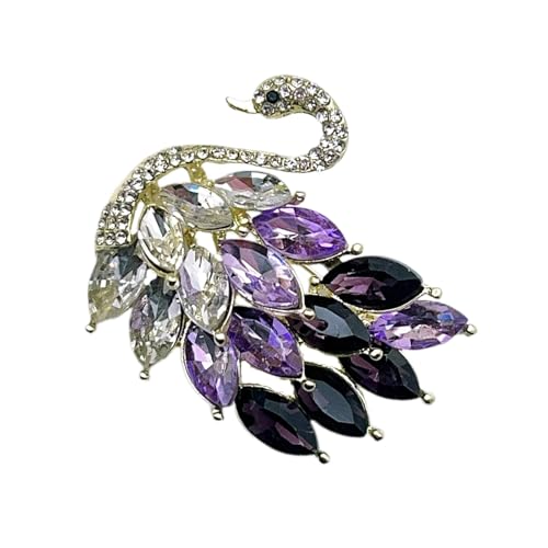 FANSHINUO Elegante Cygnus-Brosche für modische Frauen, funkelnde Strasssteine, Tierform, eleganter Schmuck, Kleidungsaccessoire, 4.5*4cm, Metall FANSHINUO Elegante Cygnus-Brosche für modische Frauen, funkelnde Strasssteine, Tierform, eleganter Schmuck, Kleidungsaccessoire, 4.5*4cm, Metall von FANSHINUO