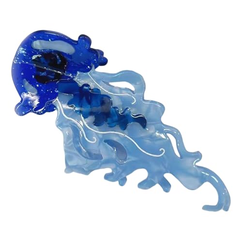 FANSHINUO Große bunte Quallen-Haarklammer für Damen, Acetat, starker Halt, für sichere Frisur von Themenpartys von FANSHINUO