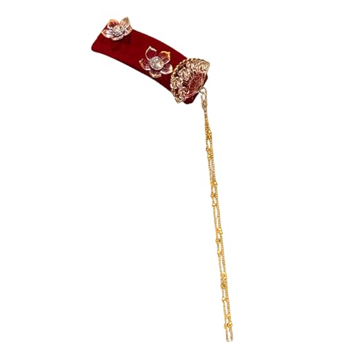 FANSHINUO Haarspange im Vintage-Schmetterling-Design mit langen Quasten, kreative baumelnde Haarspangen für kulturelle Anlässe und den täglichen Gebrauch von FANSHINUO