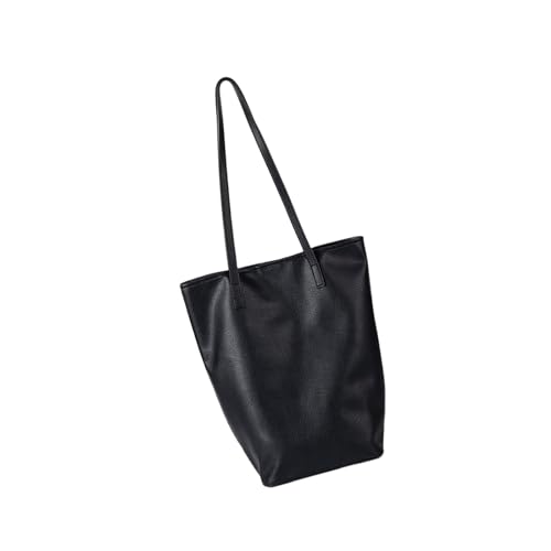 FANSHINUO Modische Einkaufstasche aus PU-Leder für Reisen, Schultertaschen, Eimer-Handtasche, geeignet für Pendler und Geschäftsreisen, stilvolle Umhängetasche, Schwarz , One Size FANSHINUO Modische Einkaufstasche aus PU-Leder für Reisen, Schultertaschen, Eimer-Handtasche, geeignet für Pendler und Geschäftsreisen, stilvolle Umhängetasche, Schwarz , One Size von FANSHINUO
