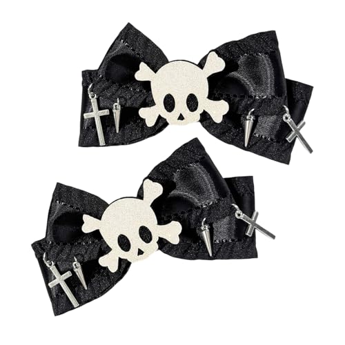 FANSHINUO Totenkopf-Haarnadeln, mittelalterliches Haar-Accessoire für Damen und Herren, weicher gewebter Stoff, rutschfeste Haarnadeln für den täglichen Gebrauch FANSHINUO Totenkopf-Haarnadeln, mittelalterliches Haar-Accessoire für Damen und Herren, weicher gewebter Stoff, rutschfeste Haarnadeln für den täglichen Gebrauch von FANSHINUO