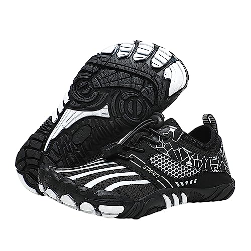 FANSU Aqua Schuhe für Kinder, Sommer Strandschuhe für Mädchen Jungen Schnelltrocknend Wasserschuhe rutschfest Schwimmschuhe Surfschuhe Badeschuhe Tauchschuhe von FANSU