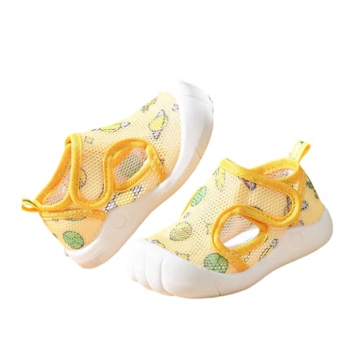 FANSU Baby Schuhe für Junge Mädchen, Anti-Rutsch Krabbelschuhe Baby Weich Kinder Lauflernschuhe Babyschuhe Flach Baby Sneaker rutschfeste für Baby 6-36 Monate von FANSU