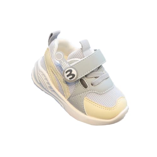 FANSU Baby Schuhe für Junge Mädchen, Anti-Rutsch Krabbelschuhe Baby Weich Kinder Lauflernschuhe Babyschuhe Leicht Flach Baby Sneaker rutschfeste für Baby Schuhe Draußen von FANSU