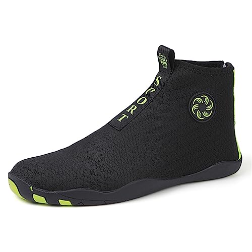 FANSU Badeschuhe Strandschuhe Damen, Herren Sommer Wasserschuhe Schnelltrocknend Barfußschuhe Schwimmschuhe Surfschuhe mit Reißverschluss Unisex Leichte rutschfeste Fitnessschuhe von FANSU